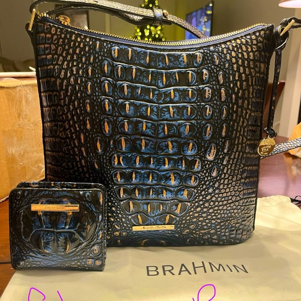 Brahmin NWOT Katie and VGUC Jane in HTF Lazuli